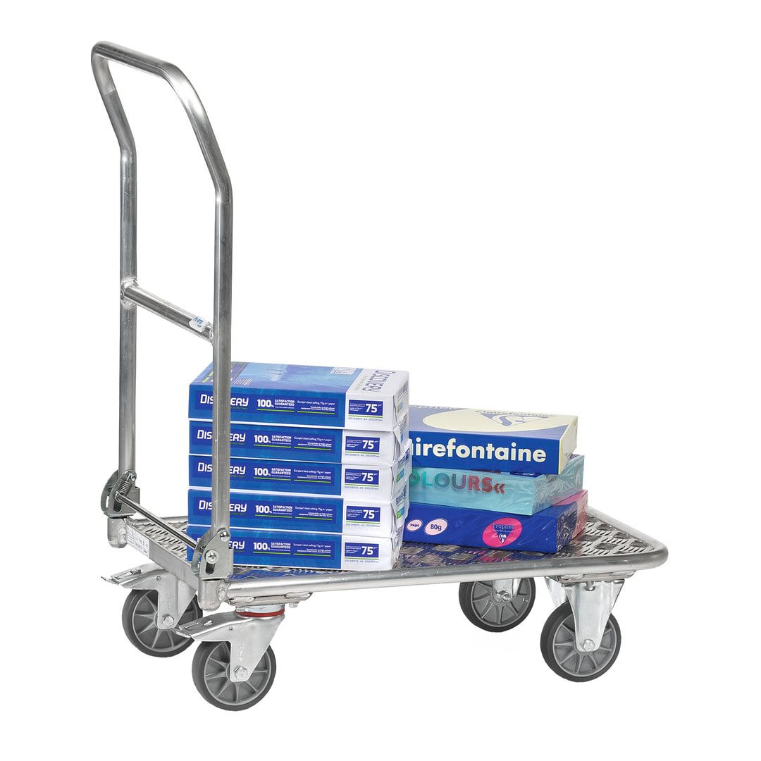 Fetra - Klappwagen - 200 kg - (BxT) 600 x 900 mm - Alu