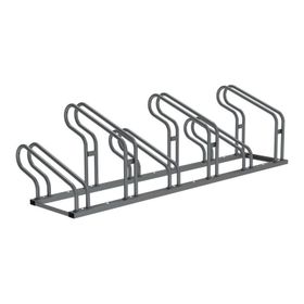 Fahrradständer, Stahl, feuerverzinkt, 6 Plätze, Vorderradhalterung, 527 x 1.900 x 558 mm (HxBxT), Farbe wählbar