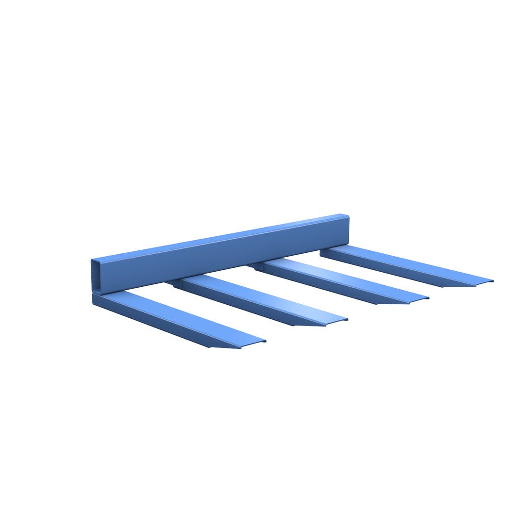 Langguttraverse - Traglast 1.500 kg - Nutztiefe 1.200 mm - 280 x 2.000 x 1.390 mm (HxBxT) - feuerrot