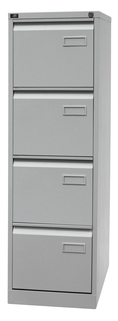Bisley Light Hängeregistraturschrank - 2 Schubladen - einbahnig - Farbe blau