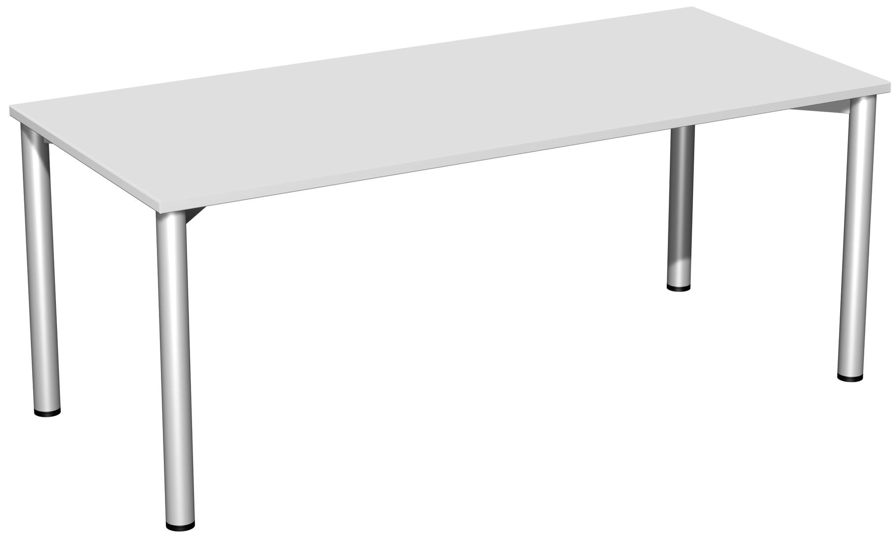 Schreibtisch - 4-Fuß Flex - Bürotisch - 720 x 1.000 x 800 mm (HxBxT) - Gestell anthrazit - Ahorn