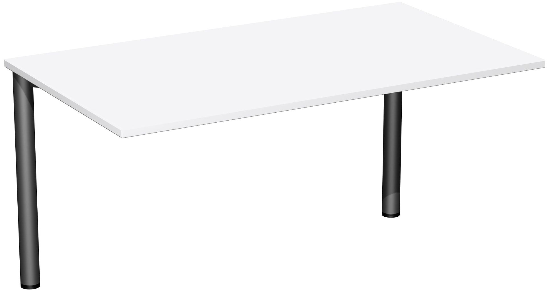 Schreibtisch - 4-Fuß Flex - Bürotisch - 720 x 1.000 x 800 mm (HxBxT) - Gestell anthrazit - Ahorn