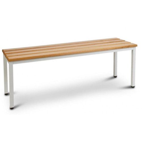 Sitzbank - Holzleisten - 440 x 1.200 x 380 mm (HxBxT) - lichtgrau