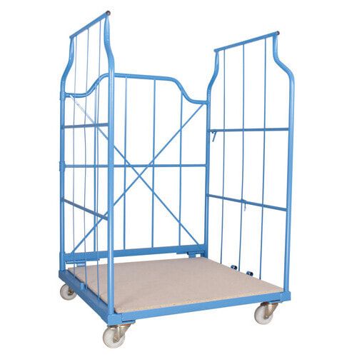 Corlette, Gitterbox, Ladungsträger, Modell 1200, Ladefläche 1.120 x 1.100 mm (BxT), Traglast 800 kg, Auflast 1.000 kg