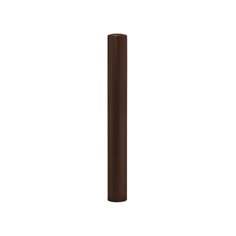Einfacher Pfosten mit Bogenkopf - Durchmesser 114 mm - Höhe 1.000 mm - Farbe enzianblau