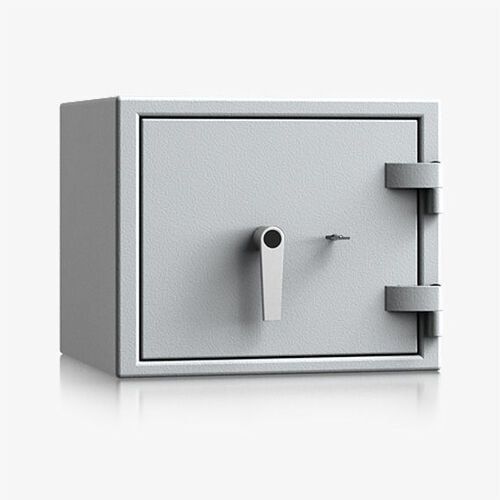 Dokumentensafe, Aktentresor, Geldschrank, Möbeltresor, VdS B S2, 60 Min feuerfest, Tür 1-flügelig, 380 x 463 x 427 mm (HxBxT), Farbe lichtgrau