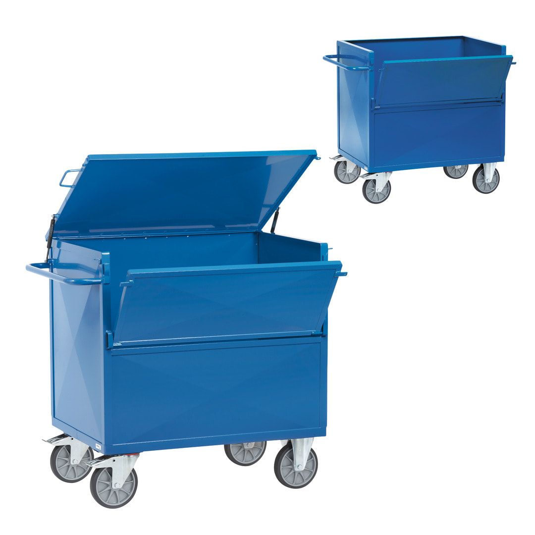 Fetra - Blechkastenwagen - 600 kg Traglast - 700 x 1.000 mm (BxT)