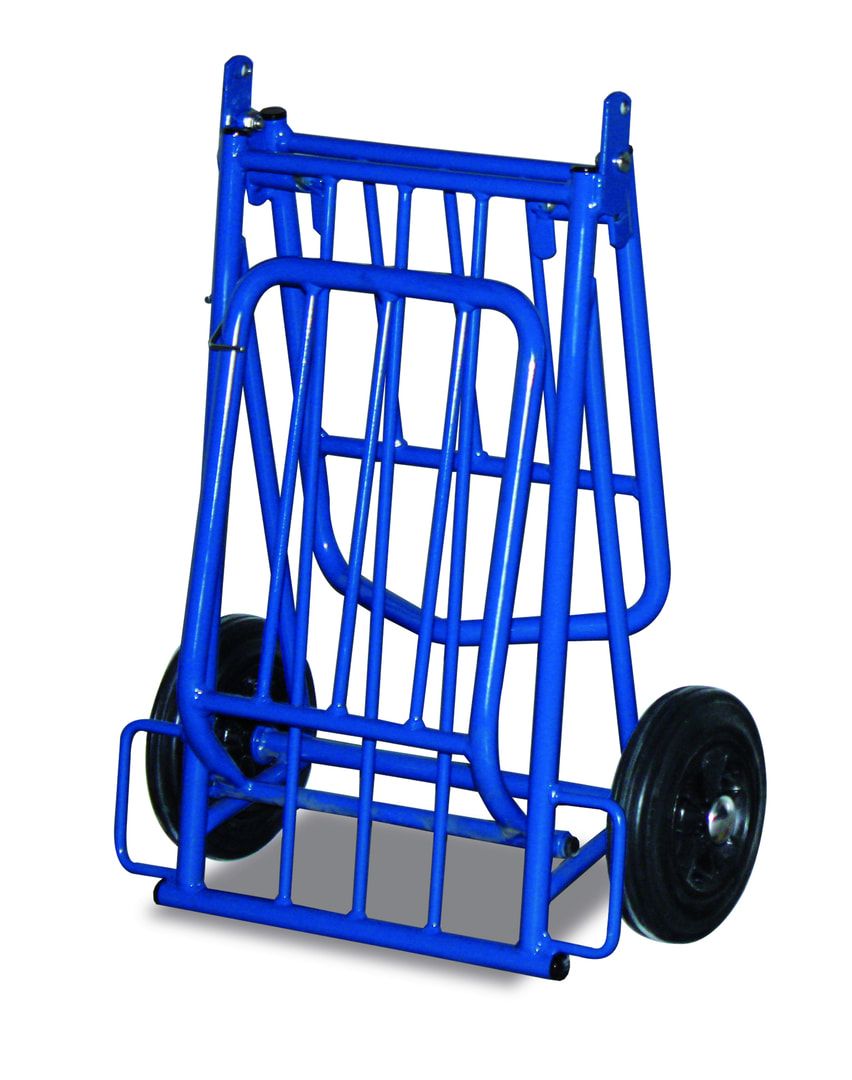 Paketroller - Tragkraft 100 kg - Gummireifen - Schaufel 390 x 295 mm, klappbar