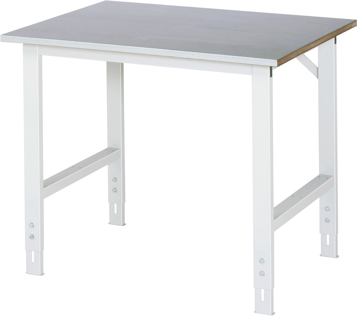 Arbeitstisch - höhenverstellbar 760 - 1.080 mm - 1.000 x 800 mm (BxT) - Traglast 500 kg - Stahlblech - Anthrazitgrau