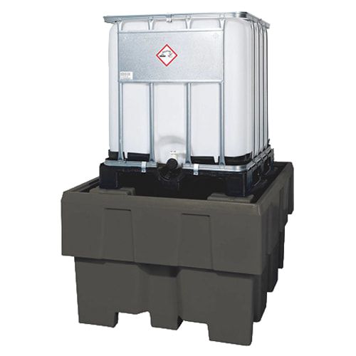 PE - Auffangwanne IBC/KTC - 860 x 1.280 x 1.660 mm (HxBxT) - Vol. 1.000 l