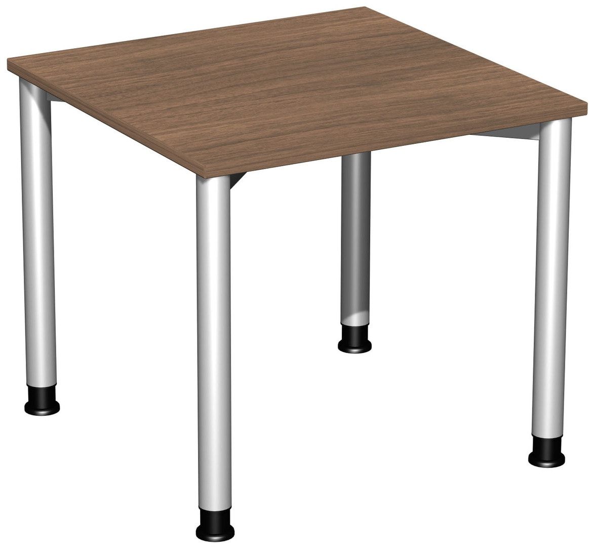 Schreibtisch - 4-Fuß Flex - Bürotisch - Höhe 680-800 mm - 1.200 x 600 mm (BxT) - Gestell anthrazit - Ahorn