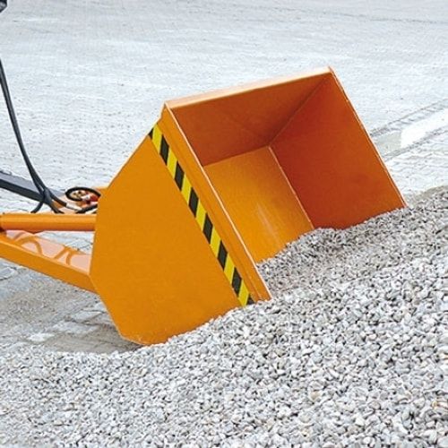 Eichinger Stapler-Schaufel, hydraulisch, Volumen 1.000 l, Traglast 2.000 kg, Maße 820 x 1.830 x 1.865 mm, Farbe anthrazitgrau (RAL 7016)
