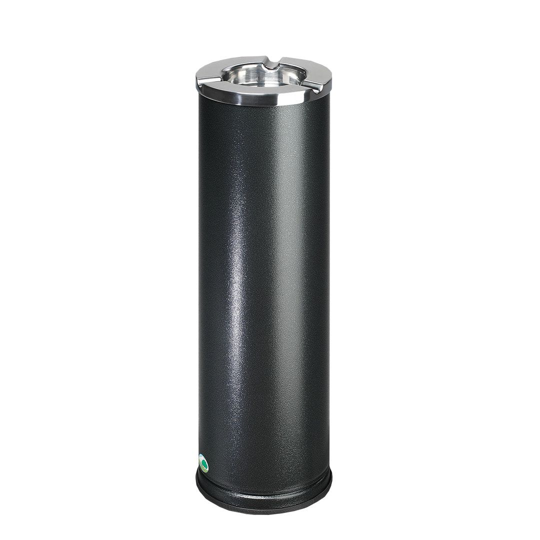Standaschenbecher, Stehascher, Standascher, 660 mm Höhe, 200 mm Durchmesser, Aschenbecher, Ascher, Antik-silber