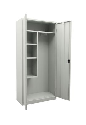 Putzmittelschrank - Mehrzweckschrank - 1.950 x 920 x 420 mm (HxBxT) - lichtgrau