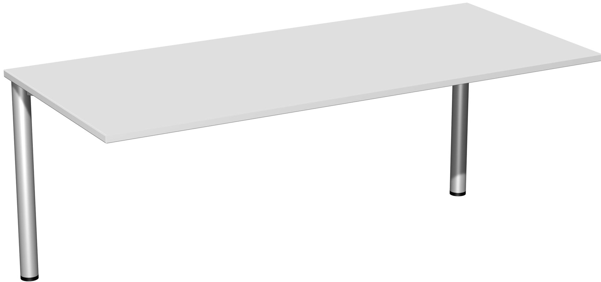 Schreibtisch - 4-Fuß Flex - Bürotisch - 720 x 1.000 x 800 mm (HxBxT) - Gestell anthrazit - Ahorn