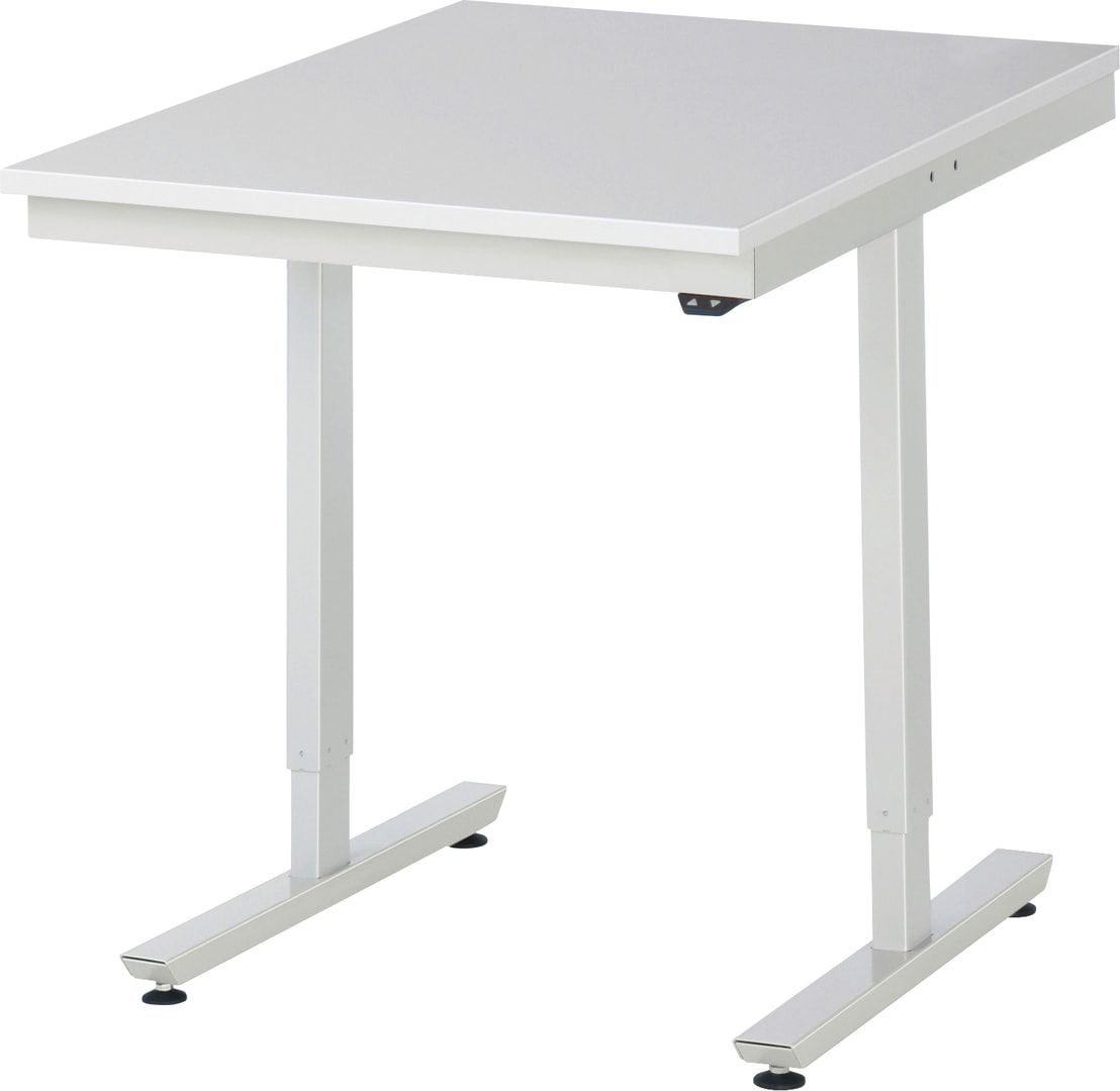 Arbeitstisch - elektrisch höhenverstellbar 720 - 1.120 mm - 750 x 700 mm (BxT) - Traglast 150 kg - Buche