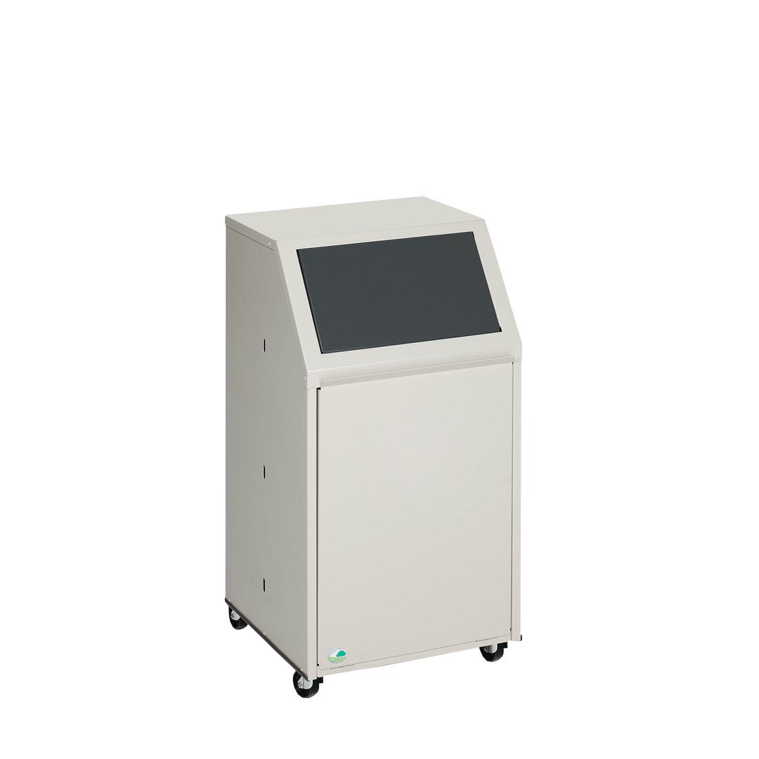 Wertstoffsammelgerät - fahrbar - 39 l - 800 x 400 x 400 mm (H x B x T) - Korpus kieselgrau - Einwurfklappe anthrazit - Abfallbehälter