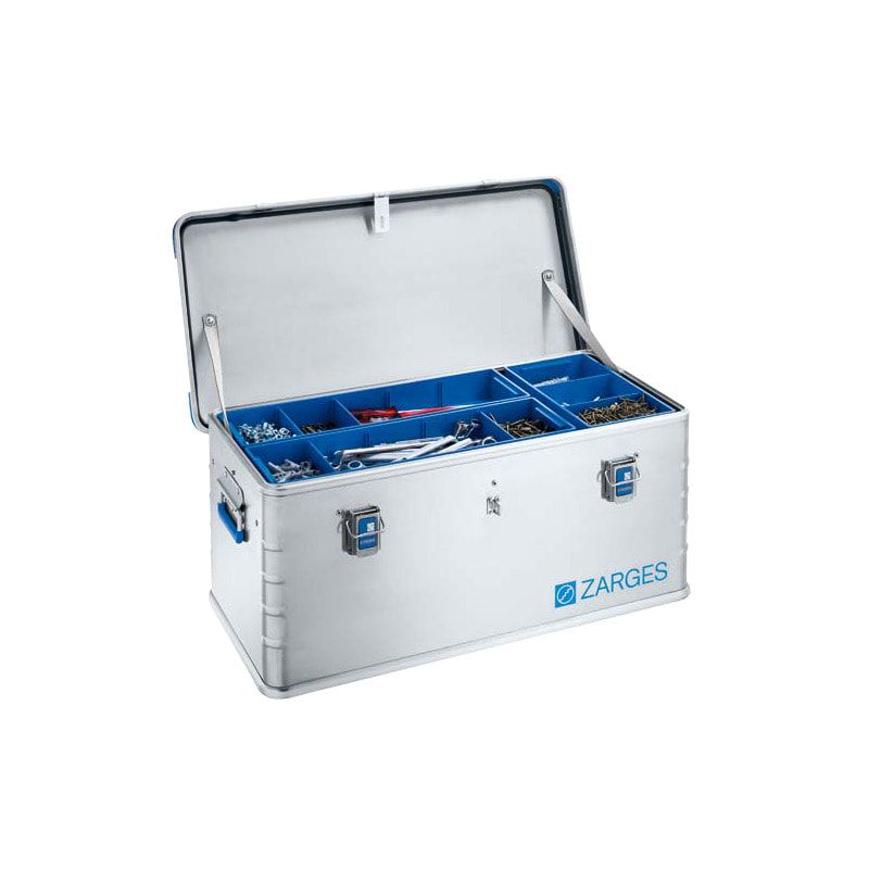 Zarges Werkzeugbox - Eurobox - 60 l - Aluminium - Transportboxen - Stapelboxen