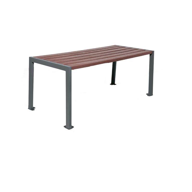 Tisch aus Stahl und Kunststoff - verzinkt und beschichtet - 750 x 1.800 x 798 mm (HxBxT) - Farbe enzianblau