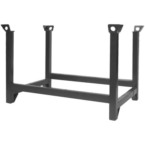 Eichinger Stapelpalette, Maße: 750 x 1.000 x 1.500 mm, Traglast 2.000 kg, 3-fach stapelbar, Inkl. Kranösen, Gewicht 33 kg, Farbe anthrazitgrau