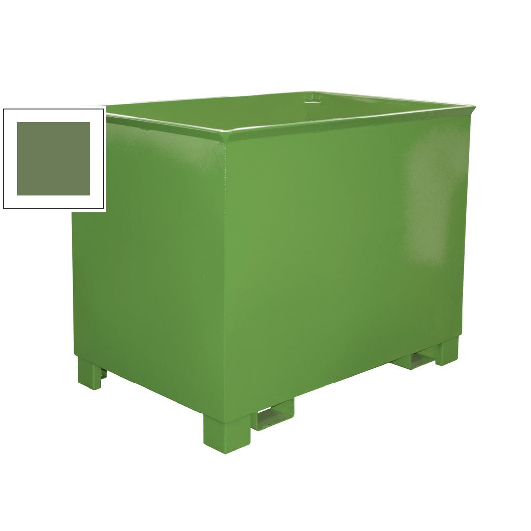 Container - 3-fach stapelbar - Volumen 300 l - Traglast 500 kg - 800 x 840 x 620 mm (HxBxT) - feuerrot