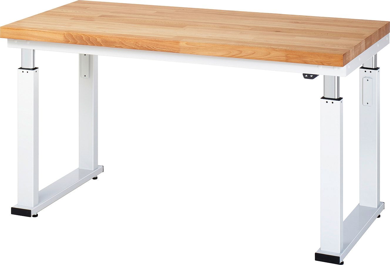 Arbeitstisch - elektrisch höhenverstellbar 740 - 1.140 mm - 1.500 x 700 mm (BxT) - Traglast 600 kg - Buche
