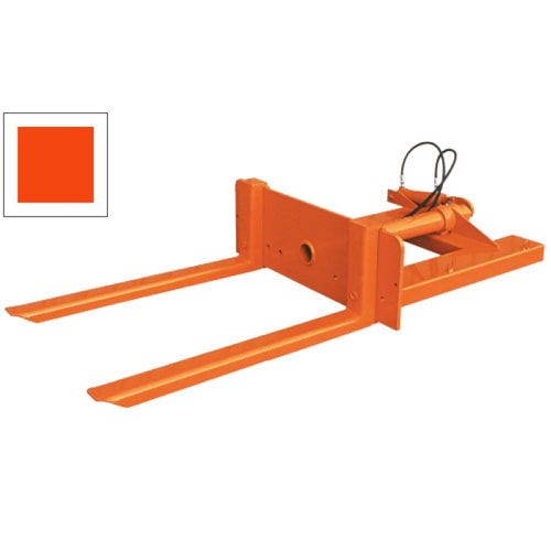 Behälterkipper für Gabelstapler, hydraulisch, verstellbare Zinkenbreite bis 1.125 mm, Kettensicherung, Traglast 1500 kg, Farbe anthrazitgrau