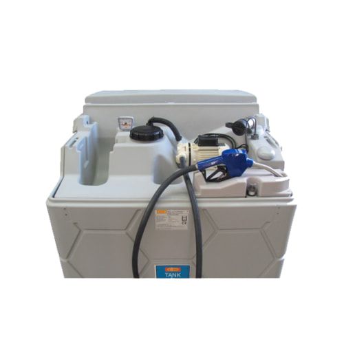 Mobile AdBlue Tankanlage - Tankstation mit Zapfpistole - Volumen 1500 l