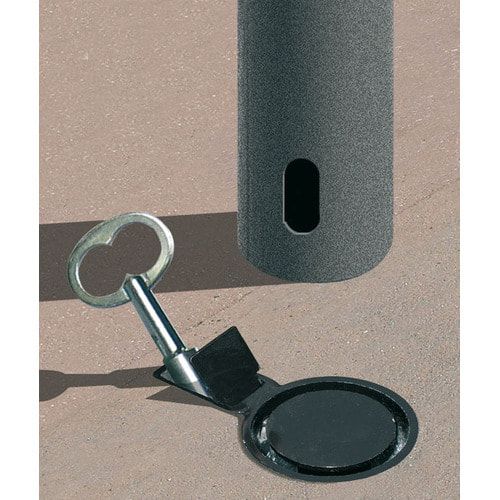 Bodenhülse rechteckig, 50 x 30 mm (BxT), verriegelbar