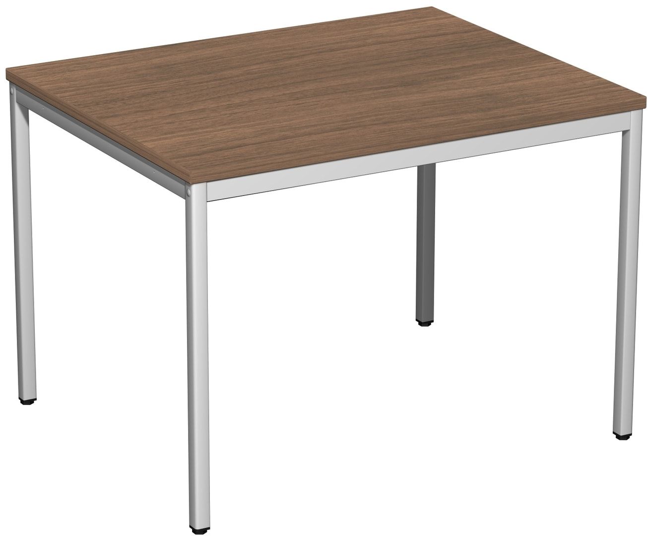 Schreibtisch - 4-Fuß Eco - Bürotisch - 720 x 1.000 x 800 mm (HxBxT) - Gestell lichtgrau - Ahorn