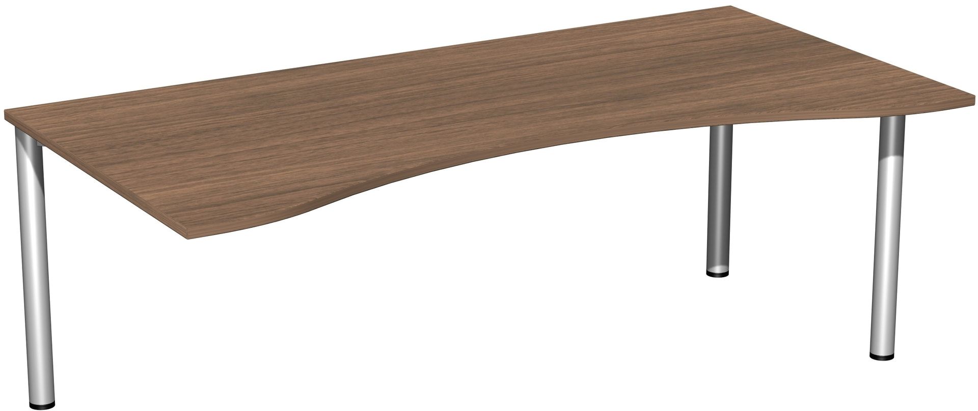 Ergo-Schreibtisch - 4-Fuß Flex - Bürotisch - 720 x 1.600 x 1.000 mm (HxBxT) - Gestell anthrazit - Ahorn