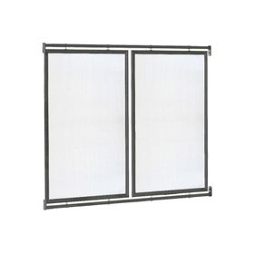 Rückwand Anbaueinheit für Überdachung Vierkantrohr XXL, Zusatzmodul, Polycarbonat, Aluprofil, Farbe wählbar