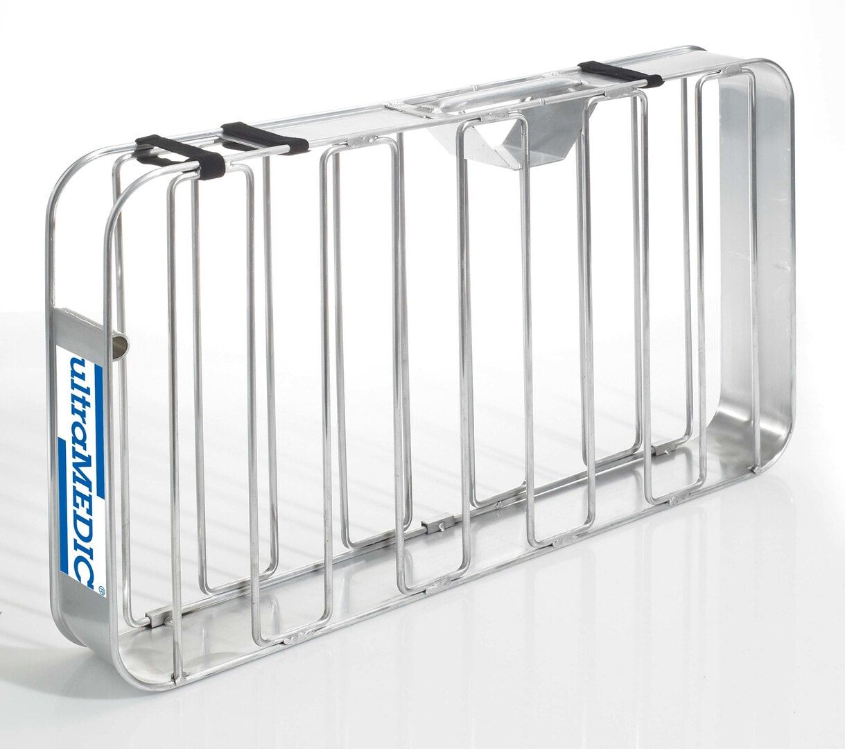 ultraMEDIC Schlauchpaketkorb, Schlauchtragekorb, für B-Schläuche, DIN 14827, 510 x 870 x 150 mm (HxBxT), Farbe Aluminium