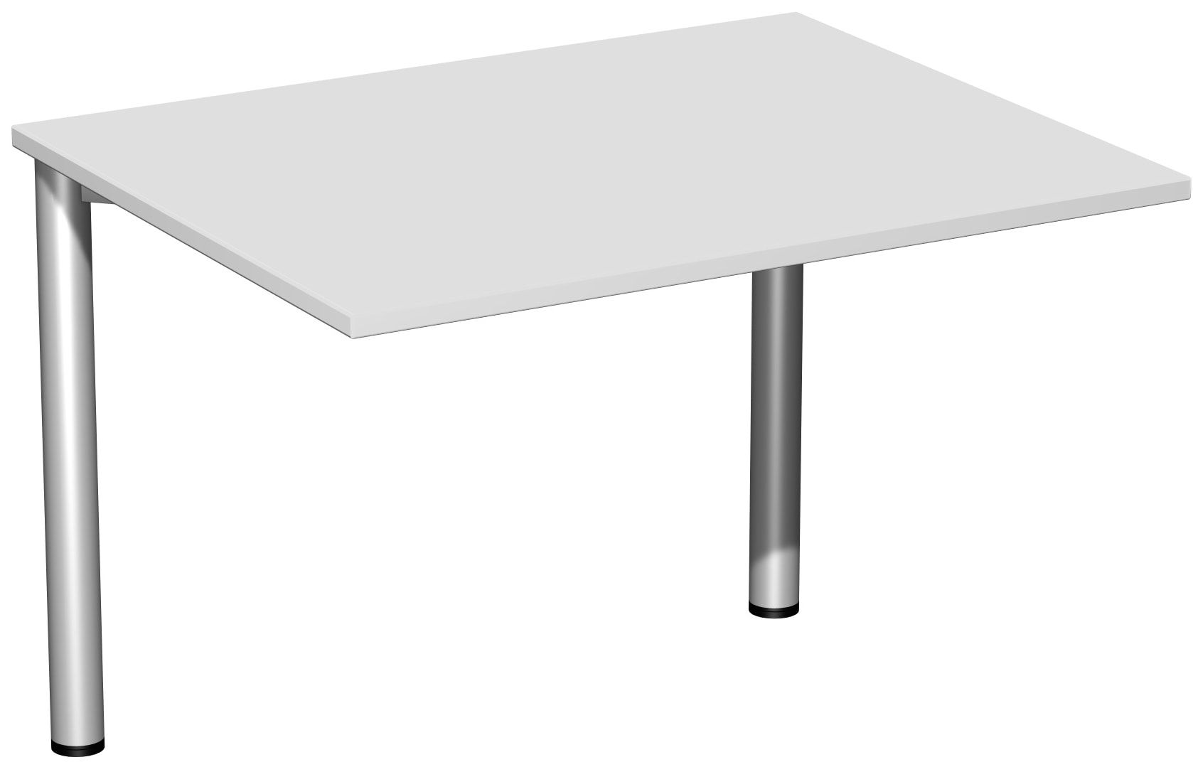 Schreibtisch - 4-Fuß Flex - Bürotisch - 720 x 1.000 x 800 mm (HxBxT) - Gestell anthrazit - Ahorn