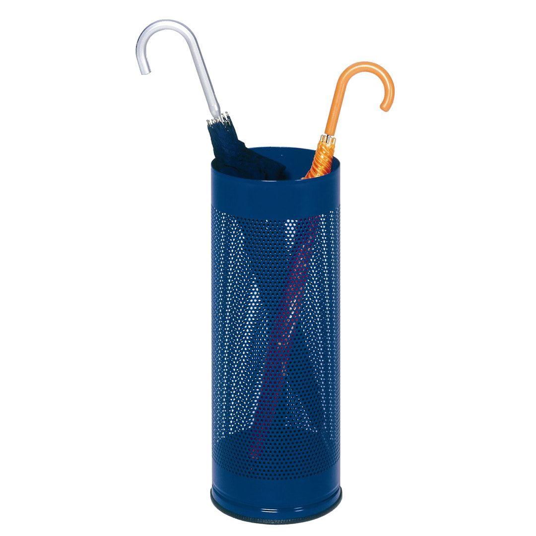 Schirmständer - gelochter Korpus - rund - 30 l - 610 x 270 x 270 mm (HxBxT) - Edelstahl