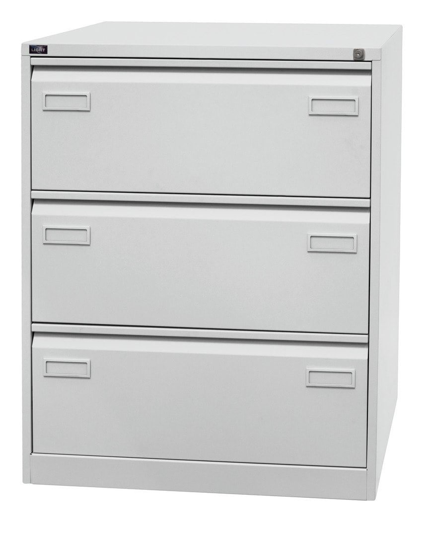 Bisley Light Hängeregistraturschrank - 2 Schubladen - doppelbahnig - Farbe blau