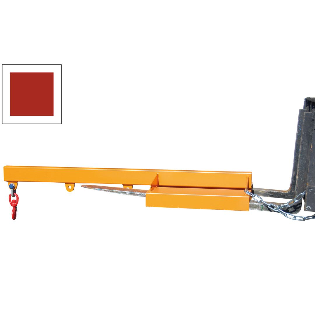 BAUER Lastarm - 1.000 kg - Länge 1.600 mm - 3 Abstände möglich - feuerrot