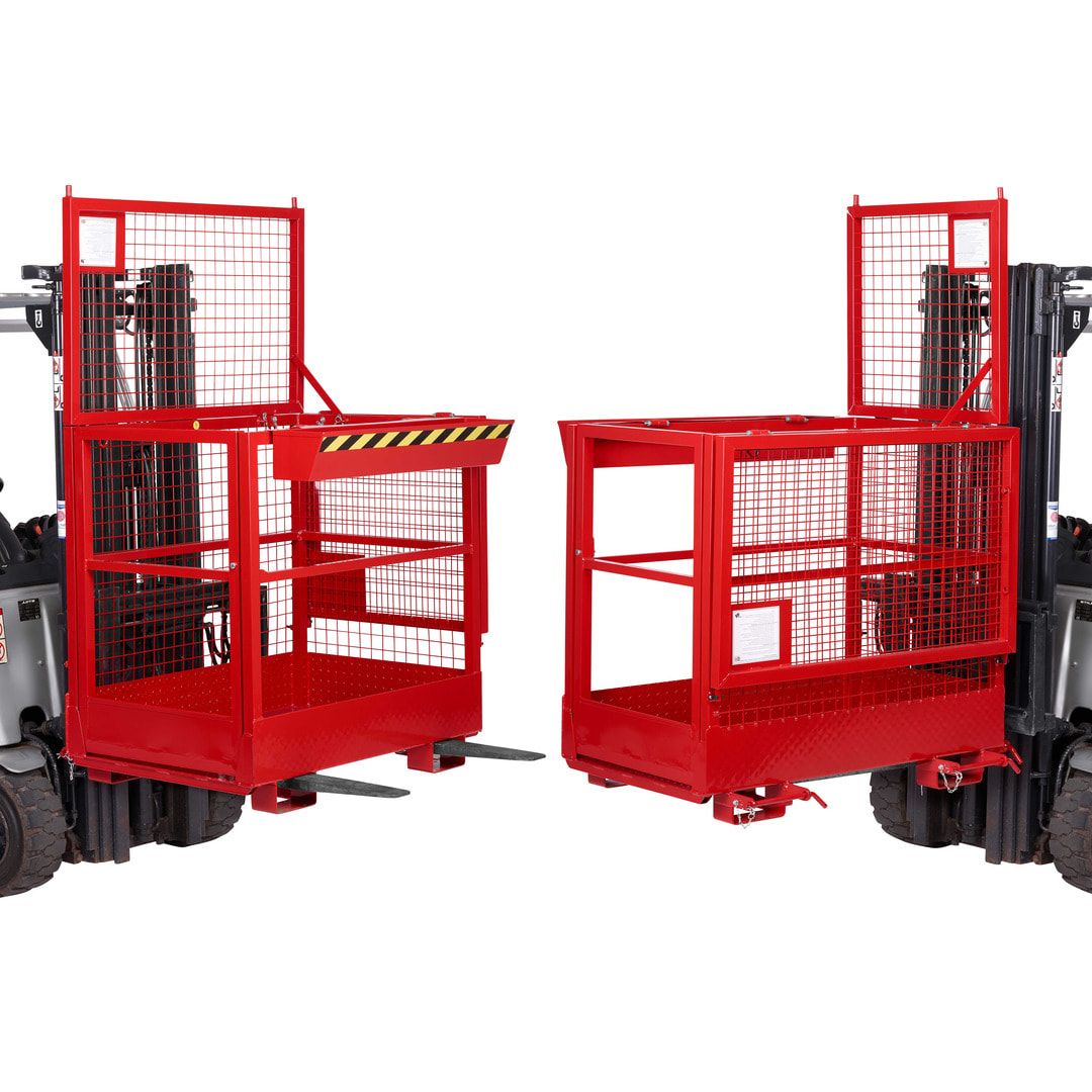 Arbeitsbühne - 2-seitige Aufnahme - Traglast 300 kg - 1.950 x 1.200 x 800 mm (HxBxT) - anthrazitgrau