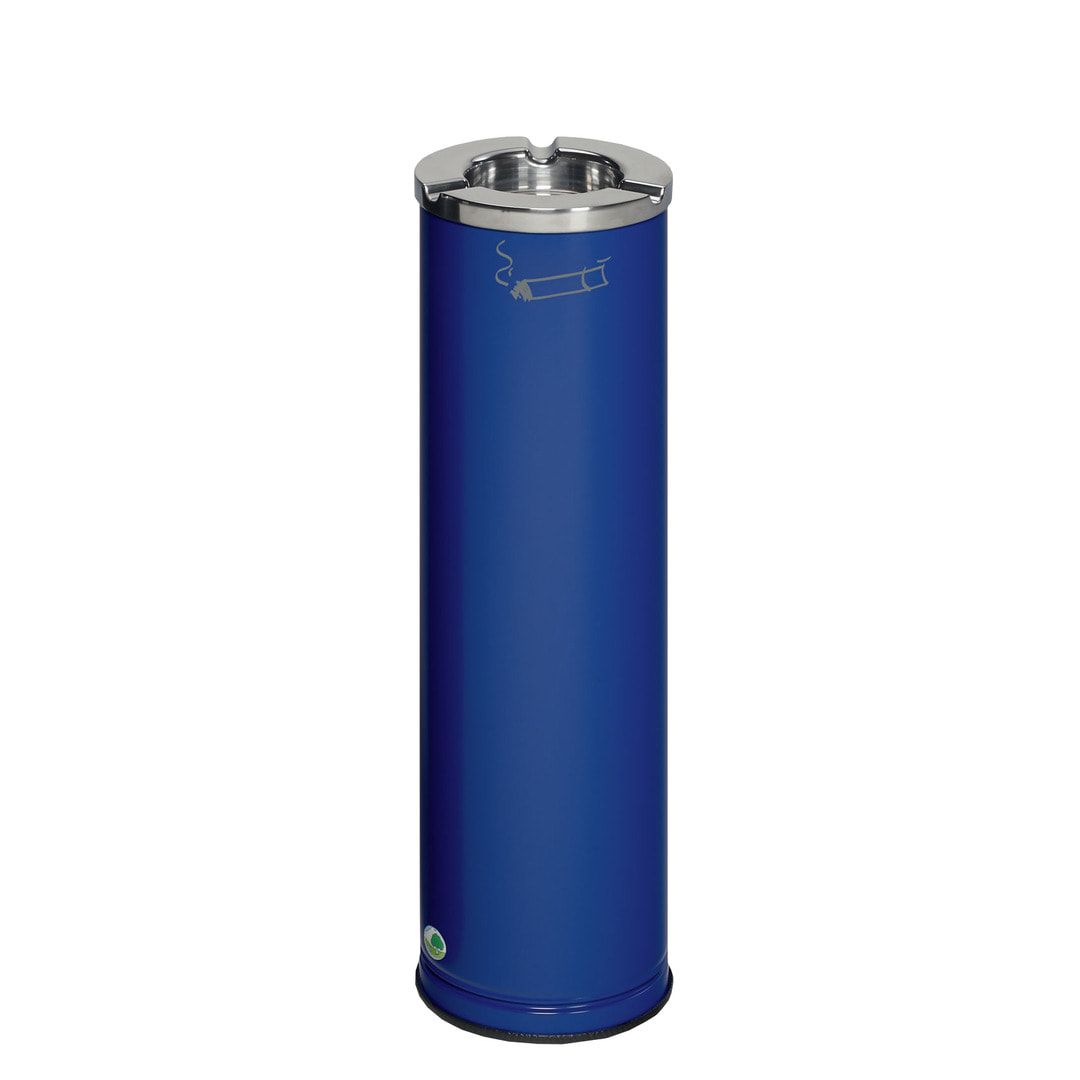 Standaschenbecher, Stehascher, Standascher, 660 mm Höhe, 200 mm Durchmesser, Aschenbecher, Ascher, Antik-silber