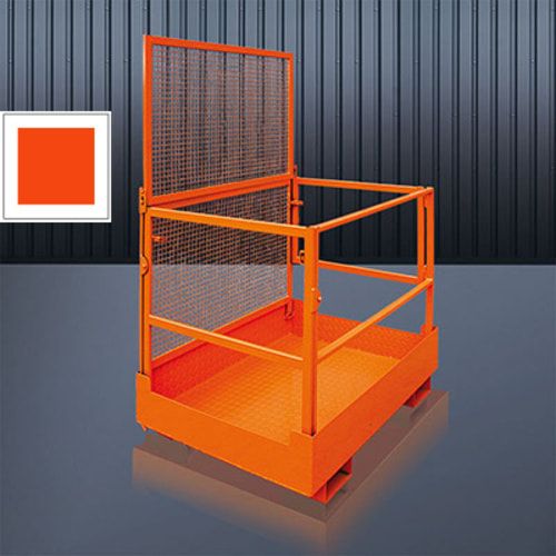 Eichinger Arbeitskorb, klappbar, für 2 Personen, 250kg NL, pulverbeschichtet, Tür seitlich, 1.980 x 1.190 x 1.200 mm (HxBxT), Farbe anthrazitgrau