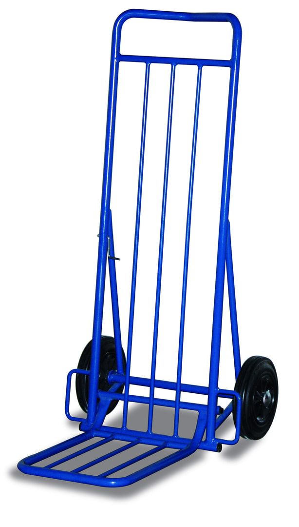 Paketroller - Tragkraft 100 kg - Gummireifen - Schaufel 390 x 295 mm, klappbar