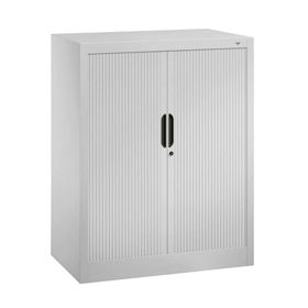 C+P Omnispace, Rollladenschrank, Aktenschrank, Büroschrank, Stahlschrank, abschließbar, 2 Fachböden, Farbe wählbar, 1.030 x 1.000 x 420 mm (HxBxT)