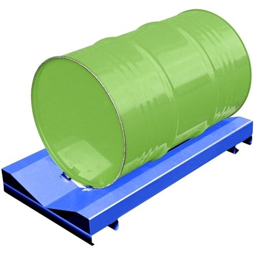 Eichinger Regal-Fasspalette, für 1 Fass, 130 x 580 x 1.120 mm (HxBxT), Gewicht 30 kg, Farbe anthrazitgrau