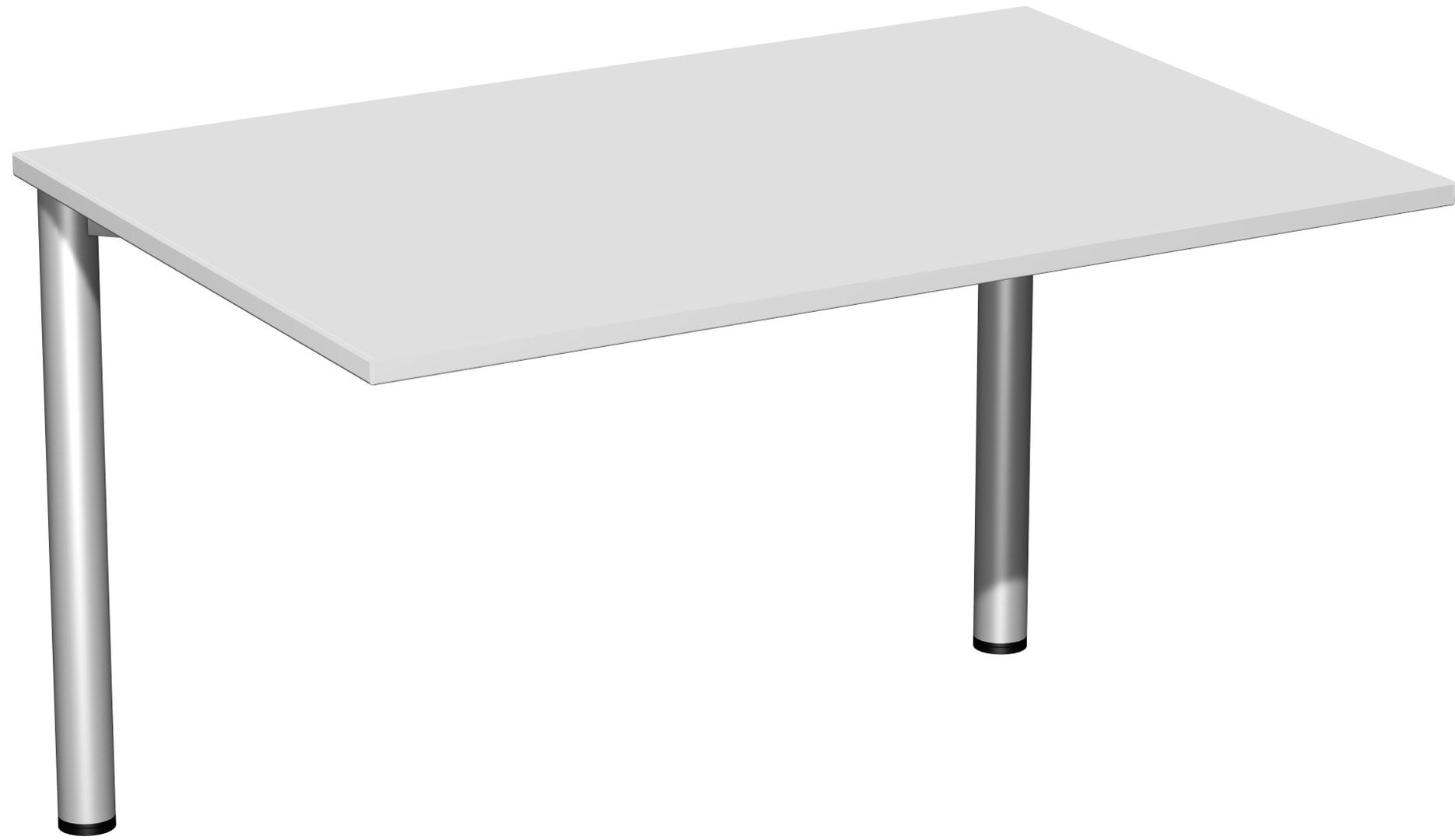 Schreibtisch - 4-Fuß Flex - Bürotisch - 720 x 1.200 x 600 mm (HxBxT) - Gestell anthrazit - Ahorn