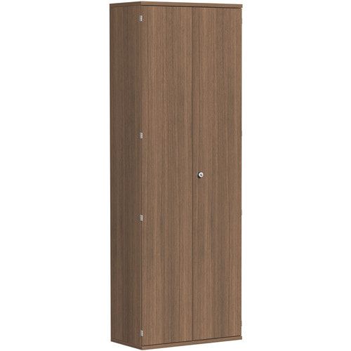 Flügeltürenschrank, Holztüren, 6 Ordnerhöhen, 5 Dekor-Einlegeböden, 2.304 x 1.000 x 425 mm (HxBxT), Frontfarbe Ahorn, Korpusfarbe Ahorn