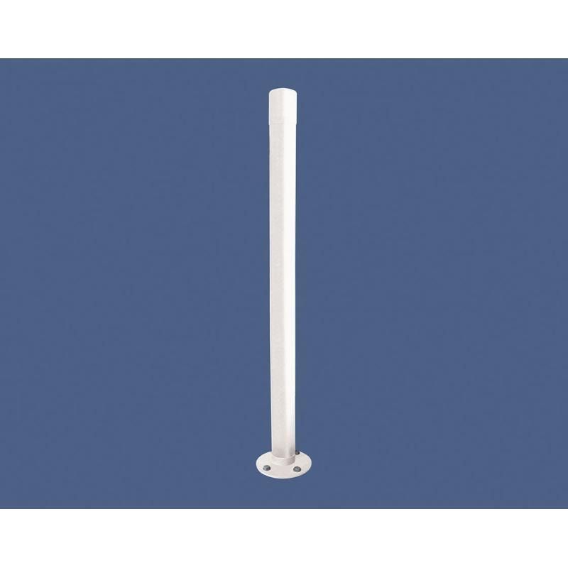 Neigbarer Pfosten mit Bogenkopf - 76 x 1.000 mm (DxH) - Farbe enzianblau - Pfosten mit Gelenk - beweglicher Pfosten