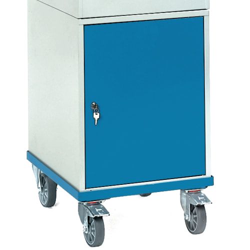 Fetra - Rollpult m. Schreibpultaufsatz - (BxT) 550 x 650 mm - 3 Böden