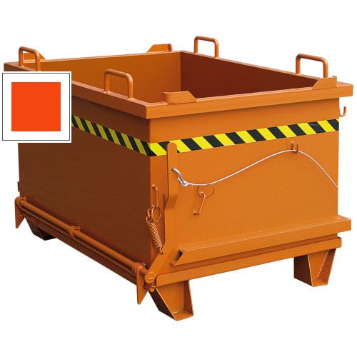 Eichinger Klappbodenbehälter, 1.000 Liter, stapelbar, Traglast 2.000 kg, Maße 1.070 x 1.000 x 1.330 mm (HxBxT), Farbe anthrazitgrau