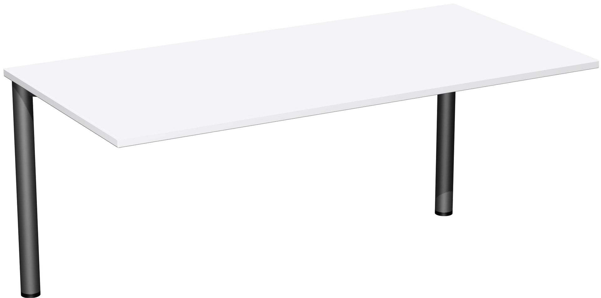 Schreibtisch - 4-Fuß Flex - Bürotisch - 720 x 1.200 x 600 mm (HxBxT) - Gestell anthrazit - Ahorn