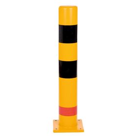 Rammschutz Poller - Höhe 1.000 mm - mit Reflektoren - Durchmesser wählbar